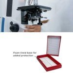 5-Pack Microscope Slide Storage Box - 25 Places