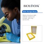 5-Pack Microscope Slide Storage Box - 25 Places