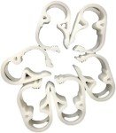 10Pcs Adjustable Plastic Tubing Clamps for Labs