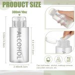 10 oz Alcohol Pump Dispenser Bottle - Refillable