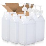 1 Gallon Food-Safe Plastic Jug - 4-Pack