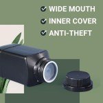 ASEVAT 16.9oz Plastic Lab Reagent Bottles (5Pcs)