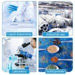 ASEVAT 16.9oz Plastic Lab Reagent Bottles (5Pcs)