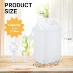 1 Gallon Food-Safe Plastic Jug - 4-Pack