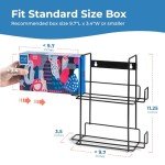 Wall-Mounted Double Glove Holder Organizer