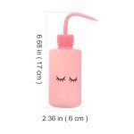 6pcs Curved Mouth Laboratory Wash Bottles
