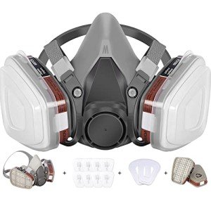 WAKYFLX Reusable Half Face Respirator for Chemicals