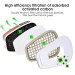 WAKYFLX Reusable Half Face Respirator for Chemicals