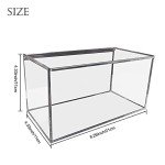 Acrylic Face Mask Dispenser with Hinged Lid