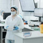 Acrylic Face Mask Dispenser with Hinged Lid