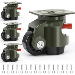Heavy-Duty Leveling Casters Set of 4