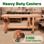 Heavy-Duty Leveling Casters Set of 4