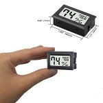 12 Pack Mini Digital Thermometer and Hygrometer