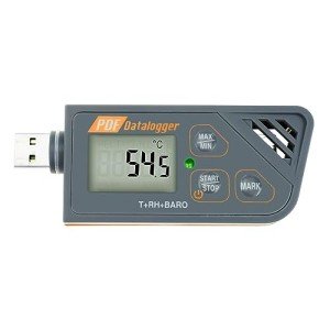 USB Temperature and Humidity Data Logger with Reports