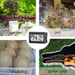12 Pack Mini Digital Thermometer and Hygrometer