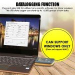 USB Temperature and Humidity Data Logger with Reports