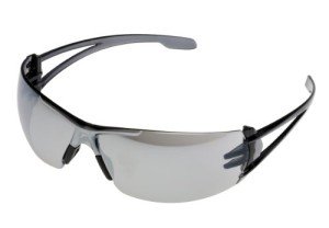 Varsity Wraparound Eye Safety Glasses - Silver Mirror