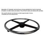 Height Adjustable Doctor's Stool with Backrest