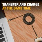 DEWALT 6ft Braided USB-C to USB-A Cable