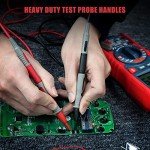 8-Piece Multimeter Test Lead Set with Clips & Hooks