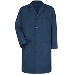 Red Kap Navy Men's Lab Coat with Pocket, Size 44