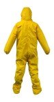 Andes Poly Coated Chemical Protection Coveralls, XL