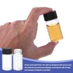 20ml Clear Glass Vials - 8 Pack with Caps