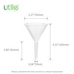 12pc Plastic Analytical Funnel Set - 50mm