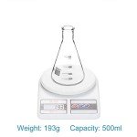 Stonylab 2-Pack 500ml Heavy Wall Erlenmeyer Flasks