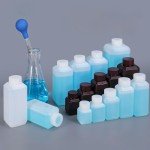 16.9oz Plastic Lab Chemical Reagent Bottles (2 Pack)