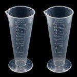 YXQ 100mL Plastic Graduated Measuring Cups, 2-Pack