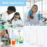 100 Plastic Graduated Measuring Beakers - 100ml