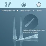 VISOSCI Clear Universal Pipette Tips 0.5-10uL, 1000 PCS