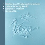 VISOSCI Clear Universal Pipette Tips 0.5-10uL, 1000 PCS