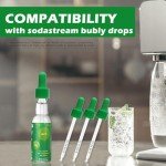 3-Pack Glass Dropper Pipettes for SodaStream Flavors