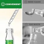 3-Pack Glass Dropper Pipettes for SodaStream Flavors