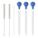 10ml Glass Pipettes with Rubber Caps and Stir Rod
