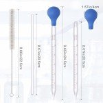 10ml Glass Pipettes with Rubber Caps and Stir Rod
