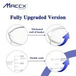 Maccx 500ml Borosilicate Glass Beaker Set of 10