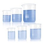 Yarlung 6-Pack Graduated Glass Beaker Set