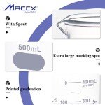 Maccx 500ml Borosilicate Glass Beaker Set of 10