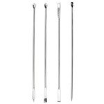 Stainless Steel Lab Spoon & Spatula Set, 4-Piece