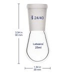 Borosilicate Glass Recovery Flask for Rotary Evaporators