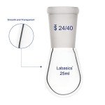 Borosilicate Glass Recovery Flask for Rotary Evaporators
