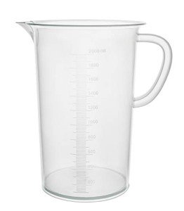 EISCO 2000mL Plastic Pitcher - Chemical Resistant