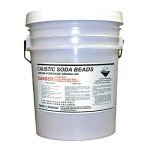 Sodium Hydroxide Caustic Soda Beads - 40 lb Pail
