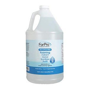 Foaming Alcohol-Free Hand Sanitizer, 1 Gallon Refill