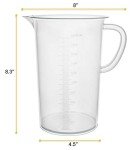 EISCO 2000mL Plastic Pitcher - Chemical Resistant