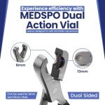 Dual Action Vial Opener and Decapper Tool