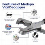Dual Action Vial Opener and Decapper Tool